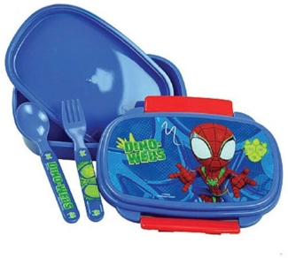 Spiderman Lunchbox Spiderman Dino-Webs Sandwichbox + Besteckset, (1-tlg)