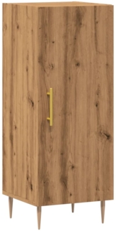 vidaXL Sideboard Artisan-Eiche 34,5x34x90 cm Holzwerkstoff 857184