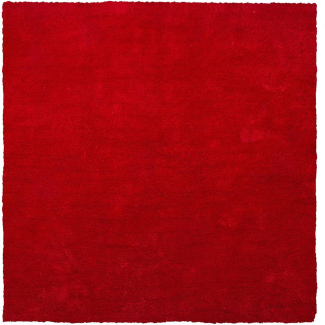 Teppich rot 200 x 200 cm Shaggy DEMRE