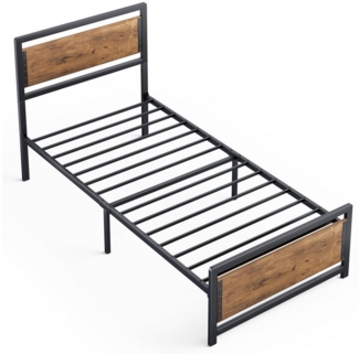Bealife Bettgestell mit Metall Kopfteil, 90 x 200 cm,120 x 200 cm