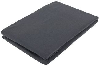 Casa Colori Kissenbezug 2er Set Kissenbezug 100% Baumwolle, (2 Stück), 2er Set Kissenhülle Anthrazit Grau 40x80 cm