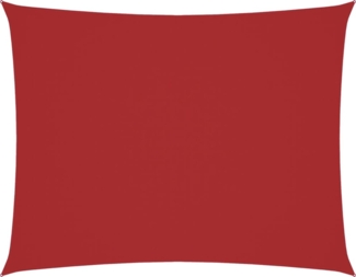 vidaXL Sonnensegel Oxford-Gewebe Rechteckig 2x3,5 m Rot 135641