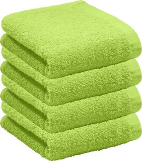 REDBEST Gästehandtuch Gästetuch "Oceanside" 4er-Pack, Frottier (4-St), Walk-Frottier Uni