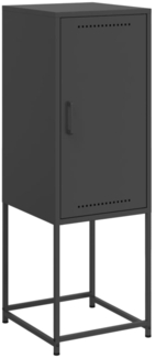 vidaXL Highboard Schwarz 36x39x107 cm Stahl 846530