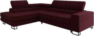 Ecksofa Laris Premium (Farbe: Venus Velvet 2932, Seite: Links)