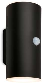 Briloner LED Akku-Außenwandleuchte Lima 6W schwarz Bewegungsmelder warmweiß