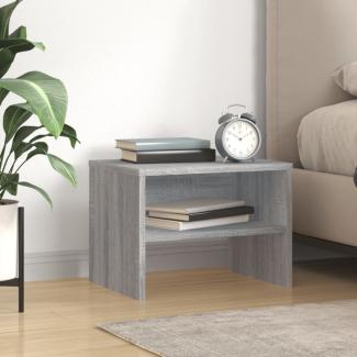 vidaXL Nachttisch Grau Sonoma 40x30x30 cm Holzwerkstoff 815239