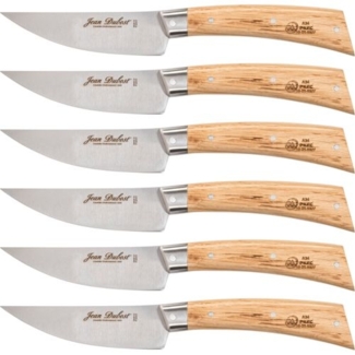 Laguiole Jean Dubost Steakmesser Set 6 tlg, Eiche