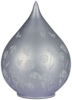 formano Nachttischlampe Blumenwiese, mit Timerfunktion, Lila, Motiv: Blumenwiese, Höhe: 21cm