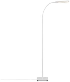 BRILONER - LED Stehlampe mit Touch, dimmbar in Stufen, einstellbar in warmweiß und kaltweiß, Leselampe, Wohnzimmerlampe, Deckenfluter, Standleuchte, Stehleuchte, 20,8x20,8x183 cm, Weiß