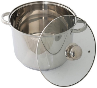 DESKI Großraumtopf 10 Ltr. Ø 26 cm mit Glasdeckel 613-401543