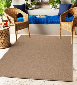 Carpettex Outdoorteppich Vintage Design, Läufer, Höhe: 5 mm, Outdoor Teppich Vintage Design Natur Optik für Küche Balkon Terrasse