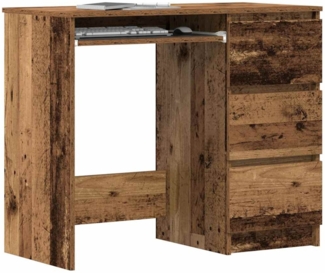 vidaXL Schreibtisch Altholz-Optik 90x45x76 cm Holzwerkstoff 861142