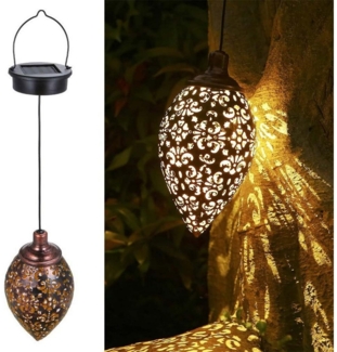 MUPOO LED Solarleuchte LED Solarleuchte LED Solarlampen für Außen Hängend, LED Gartenleuchte