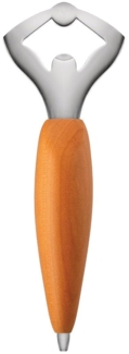 Alessi Ercolino AB07 - Design-Flaschenöffner aus Edelstahl 18/10 und Birkenholz