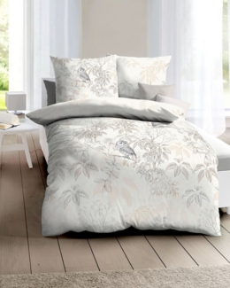 Kaeppel Bettwäsche Schneeeule, Feinbiber, 2 teilig