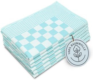 ZOLLNER Geschirrtuch, (Spar-Set, 6-tlg), 65 x 65 cm, 100% Baumwolle, vom Hotelwäschespezialisten