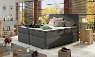 Divalo 160X200, Boxspring Bett, Dunkelgrau