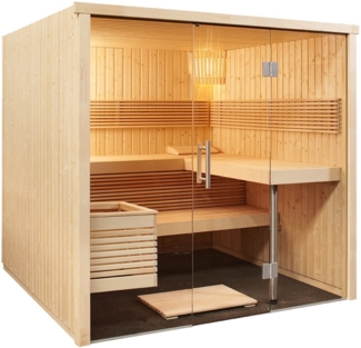 Harvia Panorama Large Elementsauna aus Fichte Saunakabine ca. 214x210x201 cm