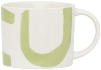 Urban Nature Culture Becher mit Henkel Tazza Pale Green (14,5 x 10,5 x 8,5 cm) 107452