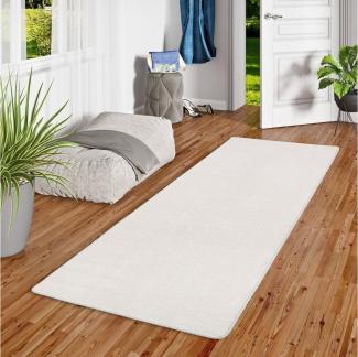 Snapstyle Läufer Hochflor Velours Läufer Teppich Luna, Rechteckig, Höhe: 16 mm