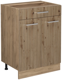 Küchenunterschrank R-Line Artisan-Eiche 60 cm mit Schublade, ohne Arbeitsplatte Vicco
