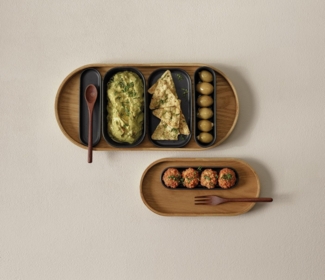 ASA Selection wood Holztablett Oval, Holz Tablett, Serviertablett, Weidenholz, 35. 5x16. 5 cm, 53696970