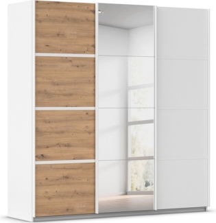 rauch Kleiderschrank Schwebetürenschrank OTTO´s Choice Garderobe Schrank TOP ANGEBOT Avola (in 3 verschiedenen Ausstattungen BASIC/CLASSIC/PREMIUM inkl. Spiegel) mit eleganten Zierleisten in Chrom, Schwarz oder Weiß MADE IN GERMANY