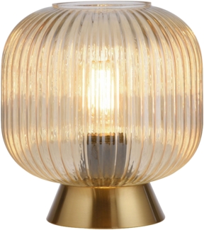 JUST LIGHT LED Tischleuchte LED Tischlampe NAMI SW Schnurzwischenschalter, E27, Schnurzwischenschalter