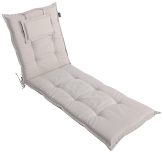 LILENO HOME Liegenauflage perfekt für Strandliegen, Sonnenliege Auflage, Gartenliege Auflage, (1er Set), Polsterauflage Natur Y, Auflagen für Gartenliegen