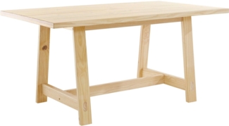 loft24 Esstisch Teri, FSC®-zertifizierte Kiefer, Massivholz, Breite 160 cm
