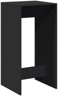 vidaXL Bartisch Schwarz 51x50x103,5 cm Holzwerkstoff 854419