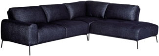 Selsey 'Merukis' Modulare Ecksofa dunkelblau rechtsseitig, 83 x 288 x 232 cm