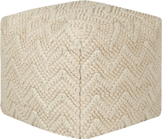 SITTING POINT only by MAGMA Sitzsack MONACOR Cube Baumwolle gestrickt mit Inlett