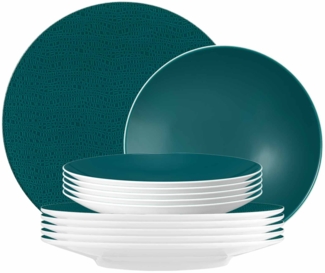 Seltmann Weiden Life Fashion Tafelservice 12-teilig Trendy Petrol