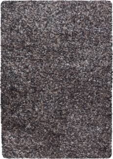 Hochflor Teppich Enrico Läufer - 60x110 cm - Taupe