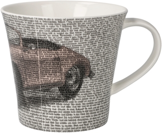 Goebel / SAXA - Porsche 356 Rubyred,Coffee-/Tea Mug,13,0cm x 10,5cm x 9,5cm / Fine Bone China / 13,0cm x 10,5cm x 9,5cm