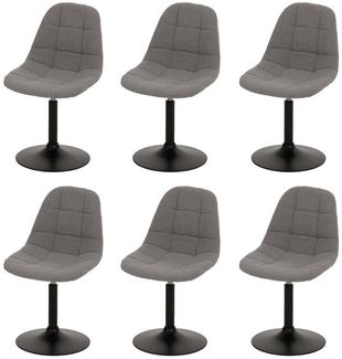 MCW Esszimmerstuhl MCW-A60-B-6 (Set, 6 St), Frei drehbar um 360°, Hochwertige Verarbeitung, Einfache Montage