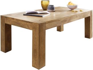 Wohnling Couchtisch PATAN 110 x 60 x 40 cm Holz Massiv, Akazie