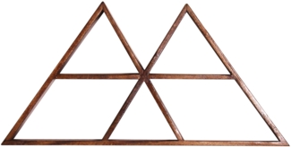 Wandregal Mangoholz Wandboard Regal Hängeregal Ablageregal Bücherregal massiv
