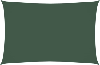 vidaXL Sonnensegel Oxford-Gewebe Rechteckig 2x4 m Dunkelgrün 135477