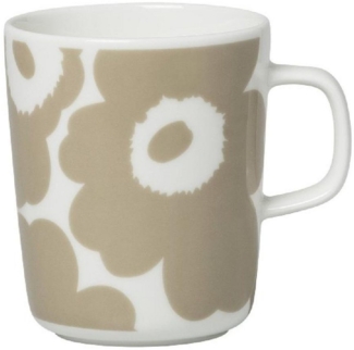 Marimekko Tasse Becher Oiva-Unikko Weiß-Beige (Klein)