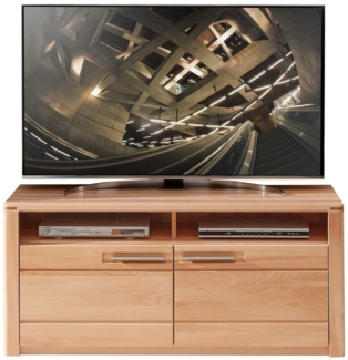 freiraum TV-Schrank Nature One 2 Türen, 2 Fächer, in Kernbuche teilmassiv - 131 x 58 x 45 cm (B/H/T)