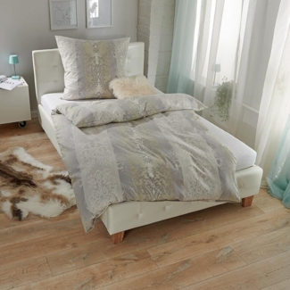 TRAUMSCHLAF Bettwäsche Livina, Flanell, 2 teilig, Edelflanell-Winterbettwäsche in edlem Look