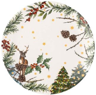 Hutschenreuther Sammelserie 2023 Am Weihnachtsbaum Teller flach 22cm