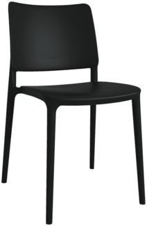 Papatya Joy-S Stuhl Schwarz