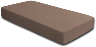 One Home Spannbettlaken Heavy, Jersey, Gummizug: rundum, (1 Stück), Baumwolle, erhöhtes Flächengewicht