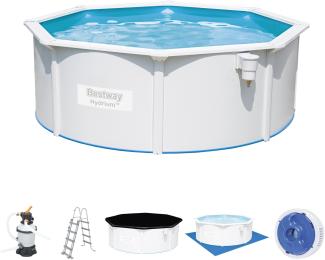 Bestway Stahlwandpool Set 360x120 + Sandfilter