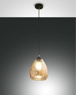 FABAS LUCE No. 3518-40-125 Pendelleuchte Gisella E27 1-flammig amber