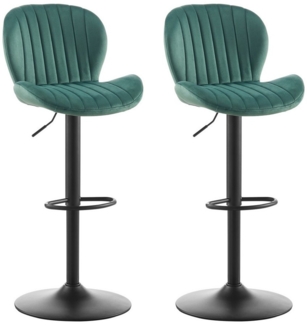 Ofcasa Barhocker Muschelförmige Barstuhl (2er Set), Höhenverstellbarer Drehstuhl